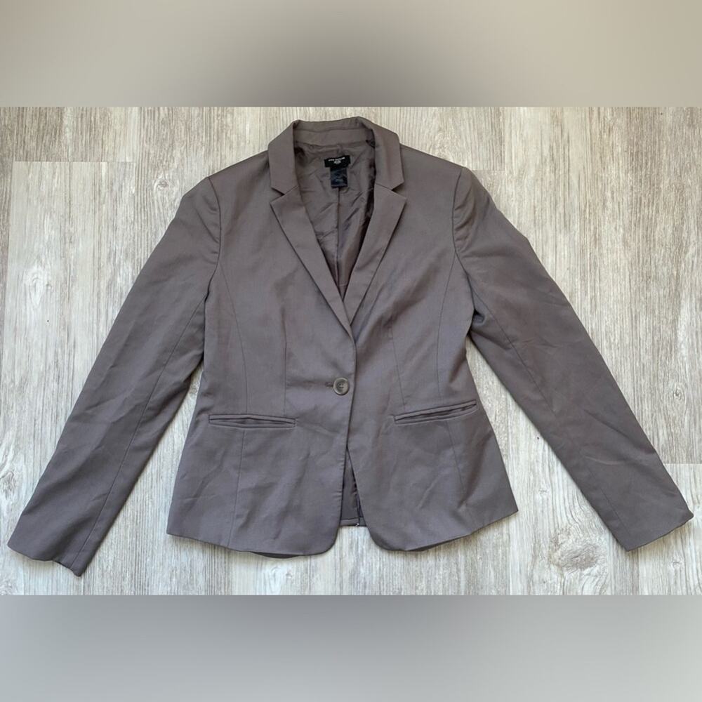ANN TAYLOR PETITE | Women's Career Blazer Jacket Coat W/ Shoulder Pads | 0P